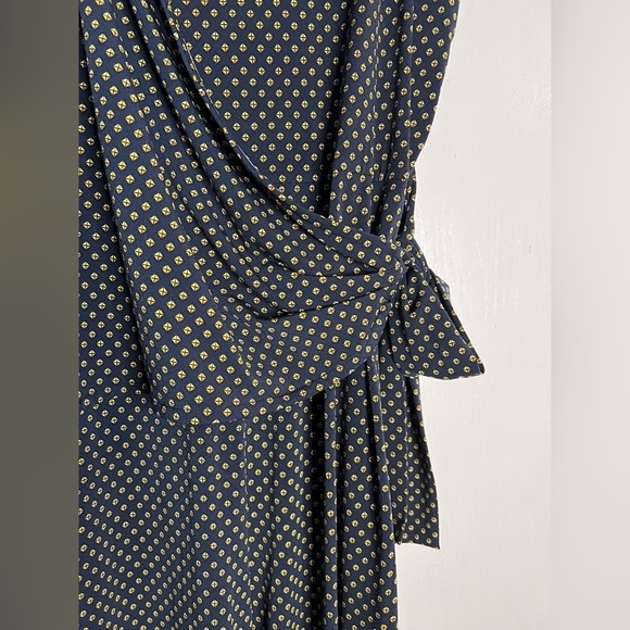 Michael Kors Jump Suit Stretch Rayon/Polyester Women’s Size 1X Navy Print - Picture 6 of 6